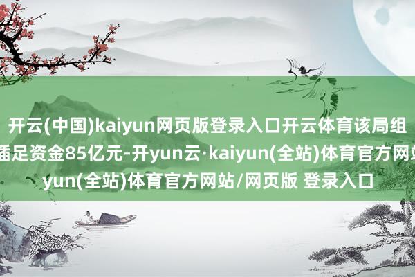 开云(中国)kaiyun网页版登录入口开云体育该局组织基础电信企业共插足资金85亿元-开yun云·kaiyun(全站)体育官方网站/网页版 登录入口